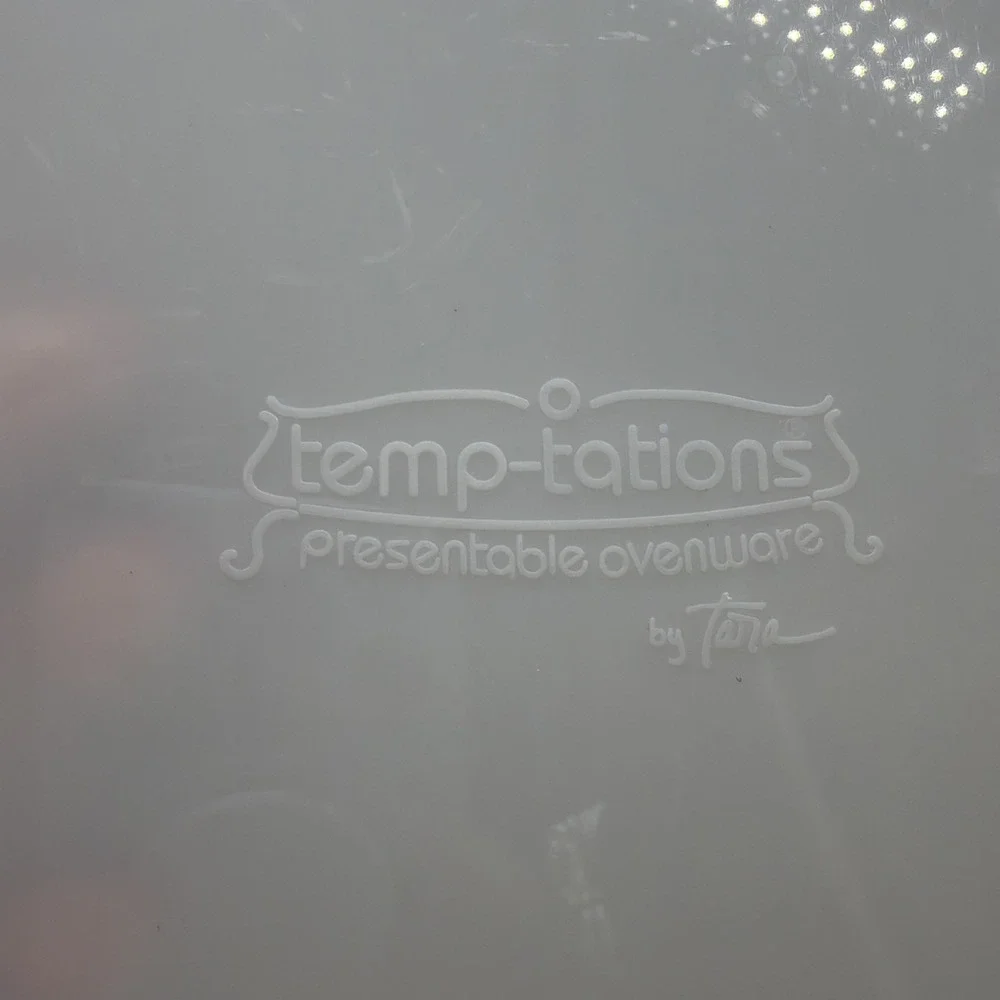 Temp-tations Ovenware by Tara Old World Green 1 qt Casserole Pan Lid Rack